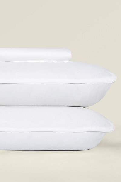 White Cube Dobby Bed Sheet Set