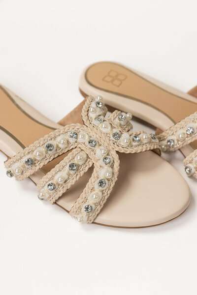 Beige Slippers