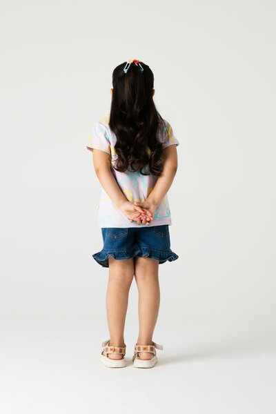 Girls Lilac Ribbon Lane T-shirt