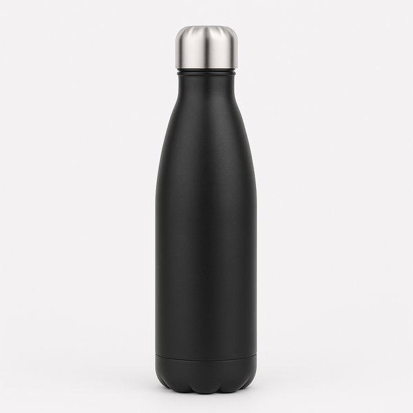 1Pc Water Bottle – 500ml Assorted | Reusable Bottle with Protective Sleeve & Leak-Proof Lid