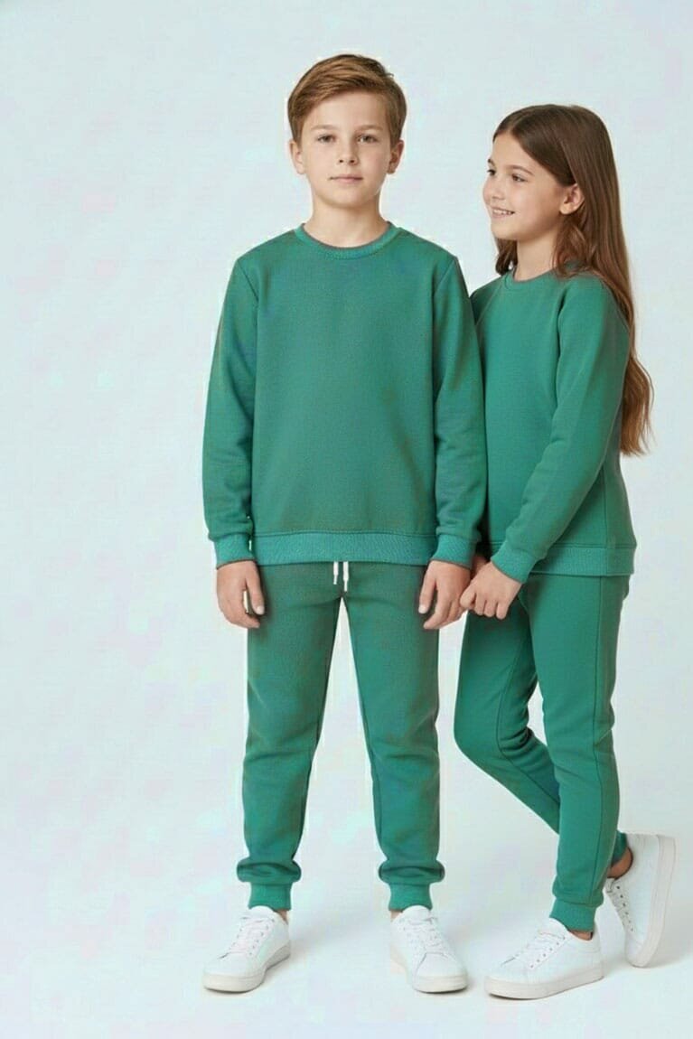 Tiny Teens Kid's Basic Fleece Twin Set