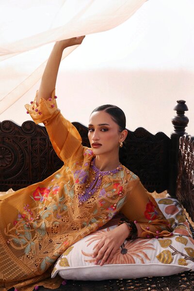 Unstitched Muzlin Woven 3 Piece Suit