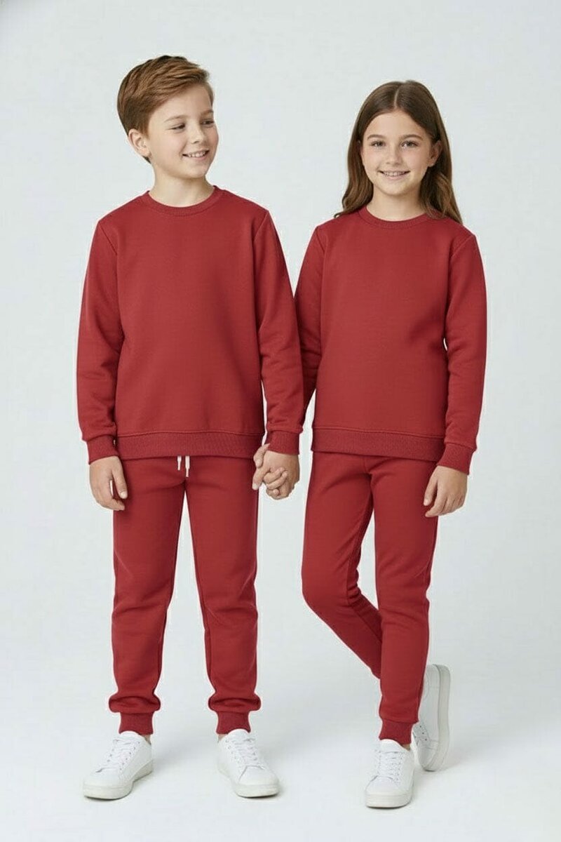 Tiny Teens Kid's Basic Fleece Twin Set