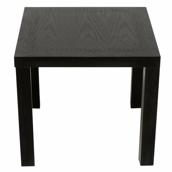 Honey Comb Black Side Table