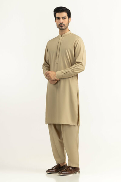 Regular Fit Embroidered Suits