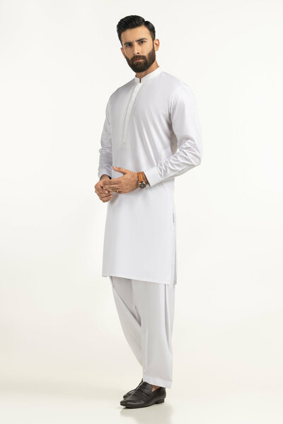 Regular Fit Embroidered Suits
