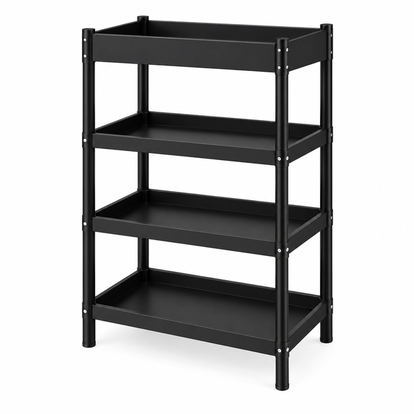 Exquisitive Life Storage Rack Organizer Black – 4 Layer & 5 Layer