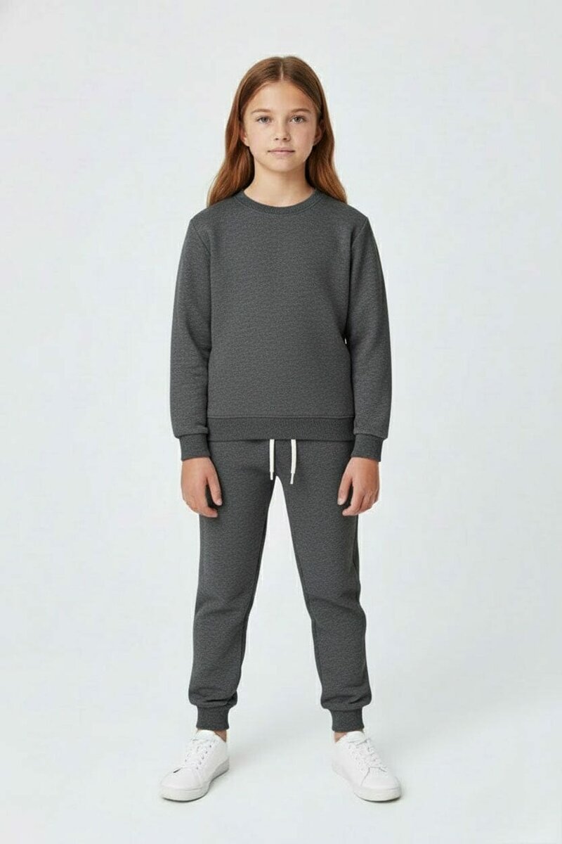 Tiny Teens Kid's Basic Fleece Twin Set