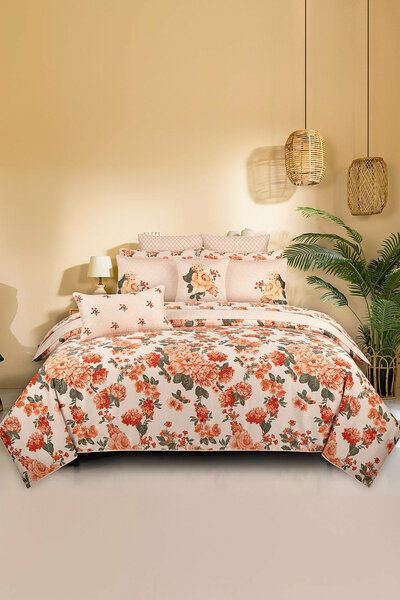 Peach Fuzz T-300 Quilt Cover Set