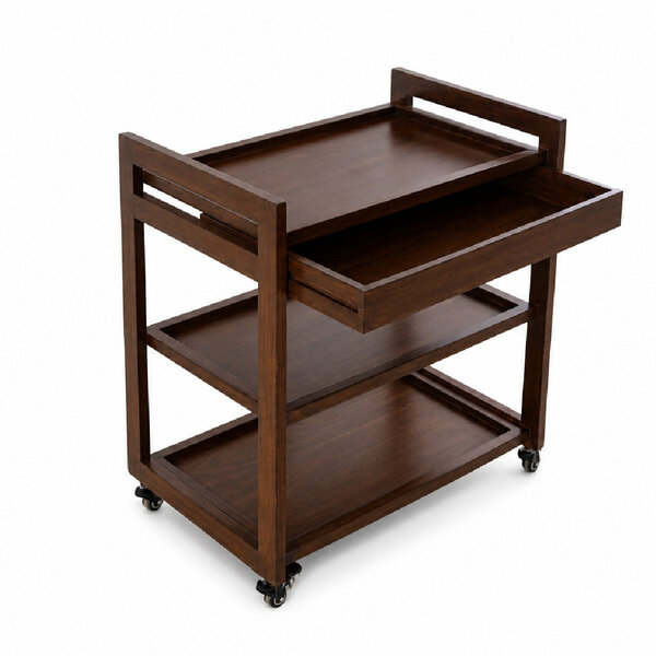 Aurra Wooden Tea Trolley