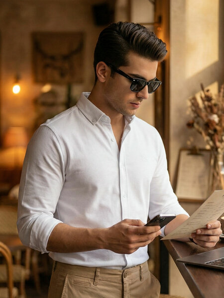 White Oxford Shirt (CSB-291)