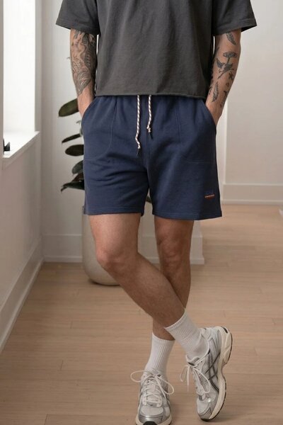 Bike Men's Printed Fleece Shorts
