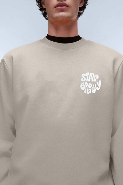 Tessentials Men's Star Groovy Sweatshirt