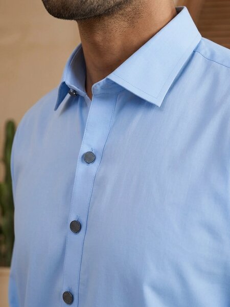 Sky Blue Designer Shalwar Kameez (SK-772)