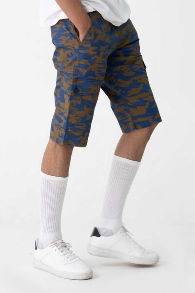 O&S Men's Camouflage Printed Cargo Shorts