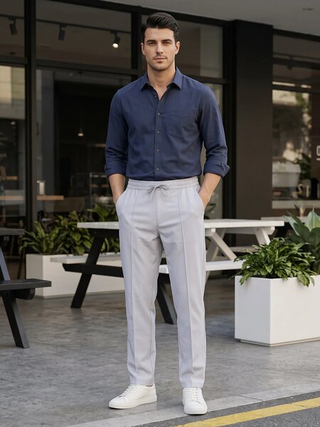 Fawn Pintex Trouser (LT-77)