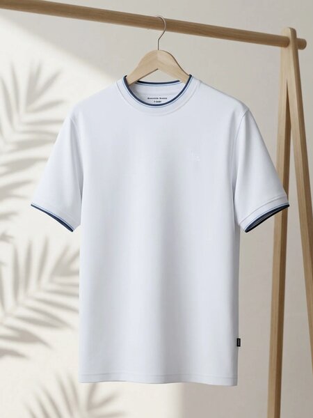 White Basic T-Shirt (TEE-505)