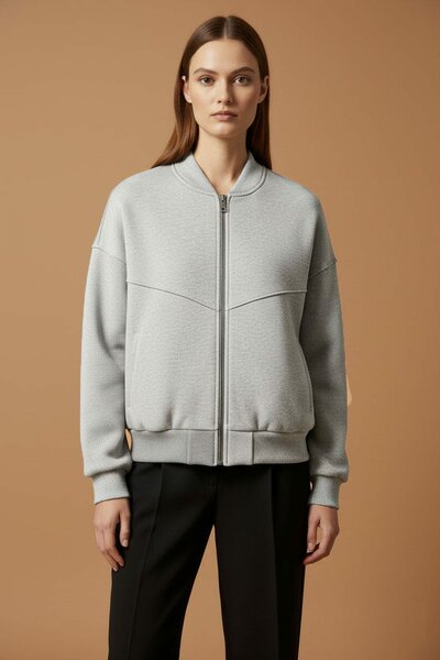 Max 21 Women's Boxy Bomber Jacket