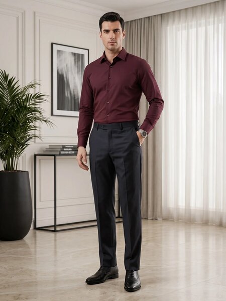 Black Executive Formal Dress Pant (FDT-430)