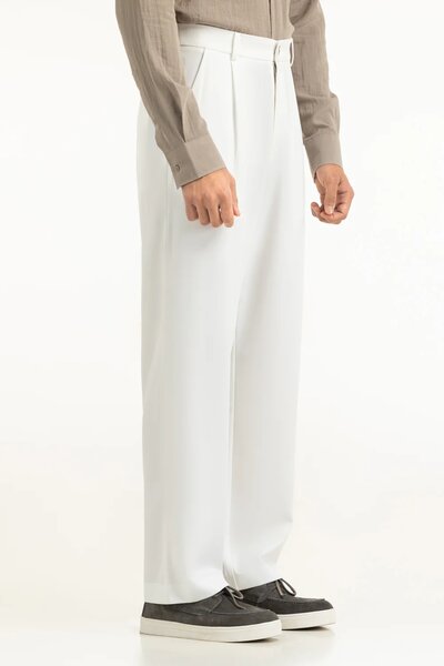 Straight Fit Trousers