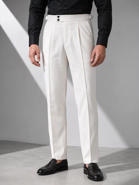 Cream Imported Gurkha Pant  (FDT-474)