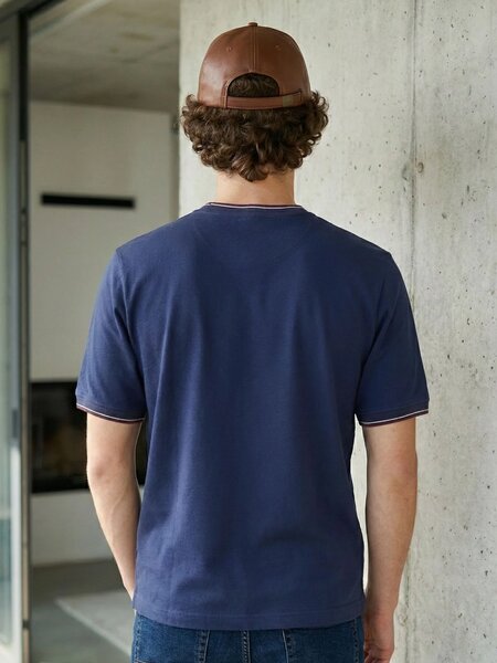 Navy Blue Basic T-Shirt (TEE-507)
