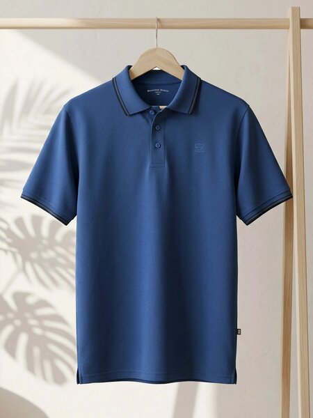 Poseidon Contrast Tipping Polo T-Shirt (POLO-1292)