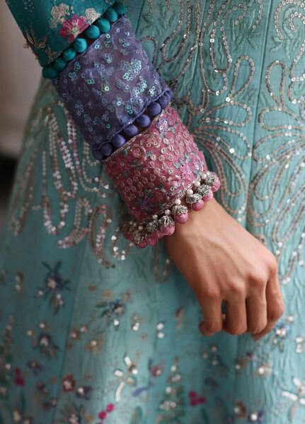 Jardin D Amour by Republic WomensWear Unstitched Embroidered Raw Silk 3 Piece Suit RW26UJA BELLE EPOQUE WU-02 - Wedding Collection