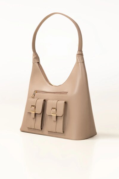 Grey Shoulder Bag