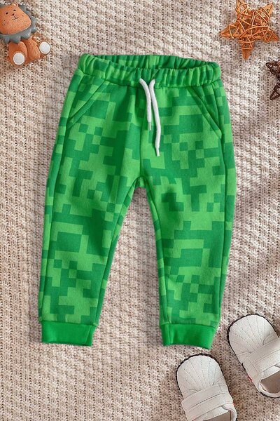 LFT Kid's Cairo Design Fleece Jogger Pants
