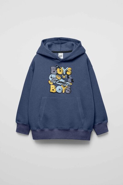 LFT Boy's Printed Pullover Hoodie