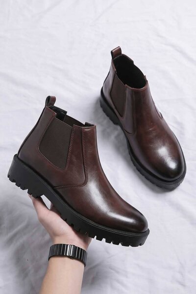Lee Grain Men's Treaded Chelsea Boots