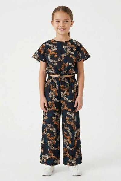 Girl's Leaf Co-Ord Set