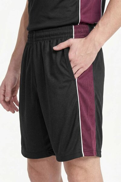 Men's Contrast Panel Activewear Minor Fault Shorts