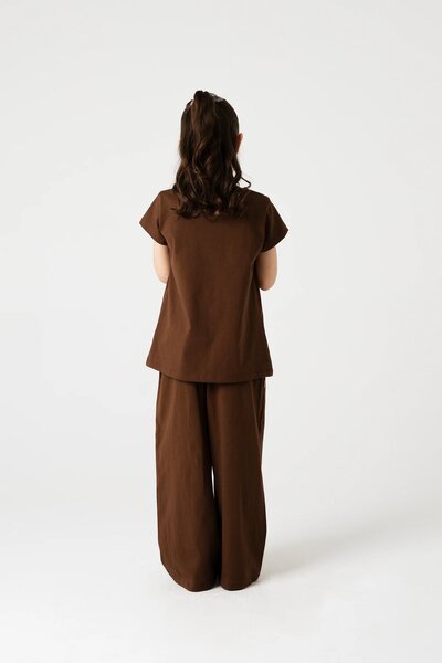 Girls Little Mocha Co-ord Set