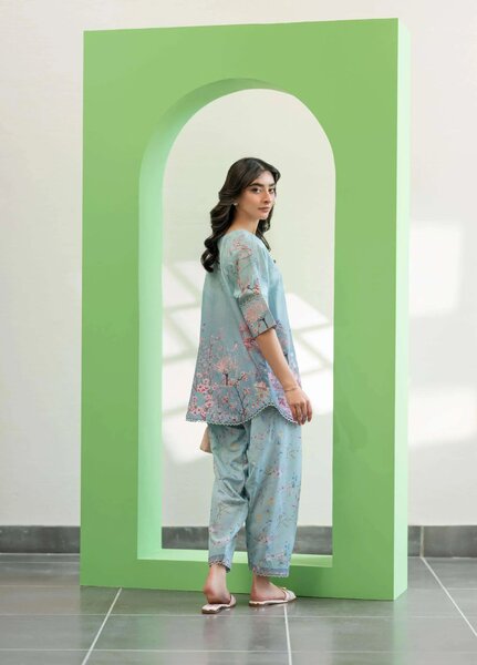 Minor Defect by Ayesha Somaya RTW Printed Lawn Silk 2 Piece Suit Vibe Check Casual Collection