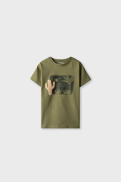 Boys Olive Desert T-Shirt