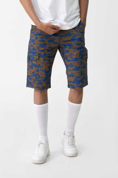 O&S Men's Camouflage Printed Cargo Shorts