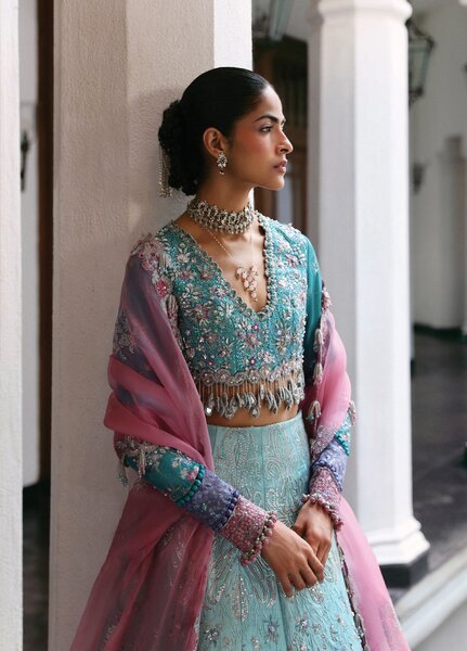 Jardin D Amour by Republic WomensWear Unstitched Embroidered Raw Silk 3 Piece Suit RW26UJA BELLE EPOQUE WU-02 - Wedding Collection