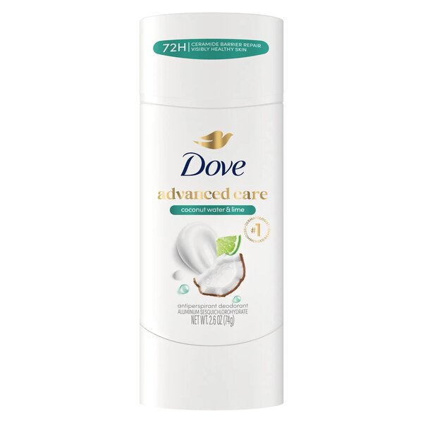Dove - Advanced Care Coconut Water & Lime Antiperspirant Stick - 2.6 Oz (74g)