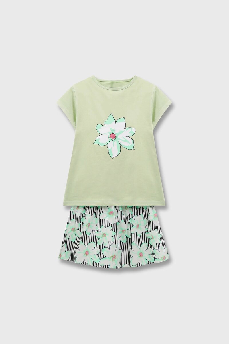 Pistachio Floral Co-ord Set