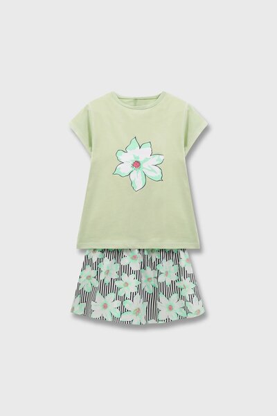 Pistachio Floral Co-ord Set