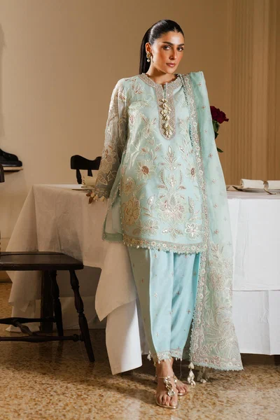 Stitched Raw Silk Shalwar