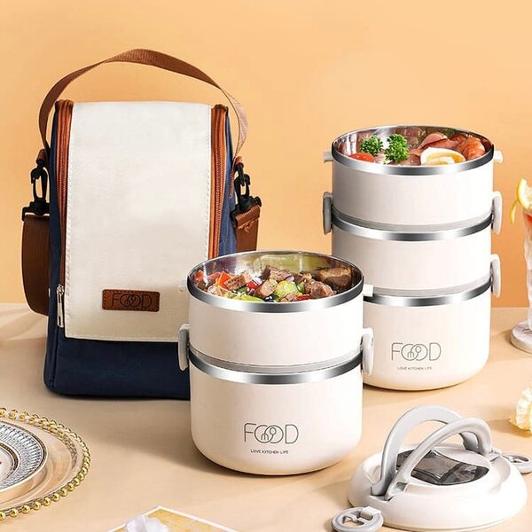Home.Co - Insulated Lunch Box With Thermal Bag - 3L
