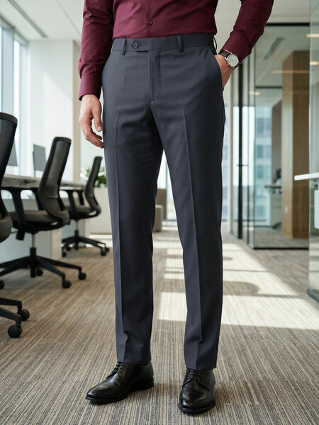 Graphite Grey Executive Formal Dress Pant (FDT-415)