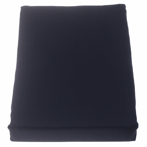Double Bed Sheet Satin Navy Blue 96X102" Dyed