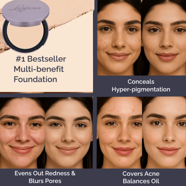 Luscious - Softlight Powder Foundation - Procelain 0