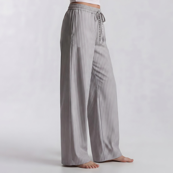Vybe - The Everyday Trouser - Ash Stripe