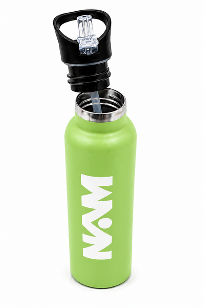 Sport Straw Vacuum Insulated Bottle – Green  Stainless Steel Water Bottle