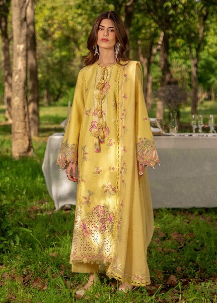 Rang Rasiya Unstitched Embroidered Luxury Lawn 3 Piece Suit RR26ULE MYSHA - Eid Collection
